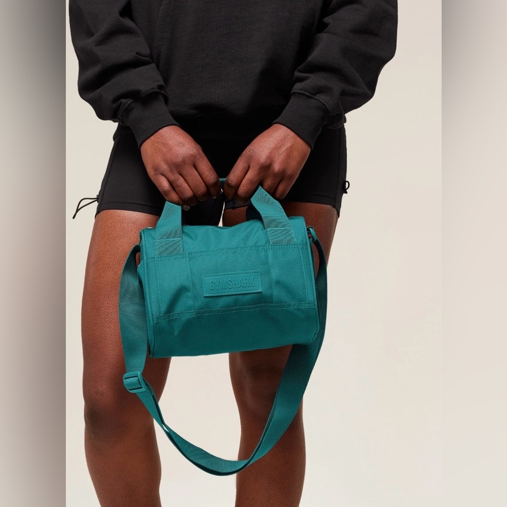 Gymshark Teal Crossbody Mini Duffel